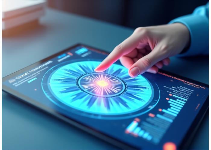 Infographic displaying 360-degree feedback results and leadership competency wheel with data points