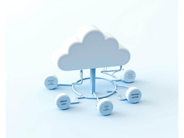 Cloud icons connected to various HR functions like payroll, talent, and benefits